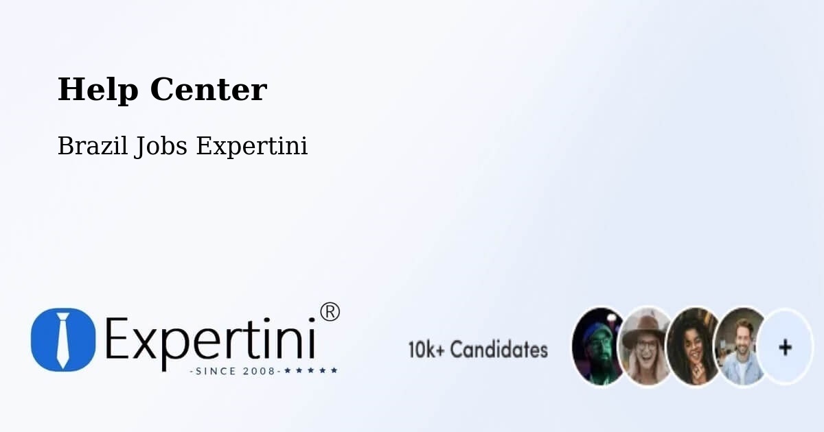 Help Center – Coxim - Brazil Jobs Expertini